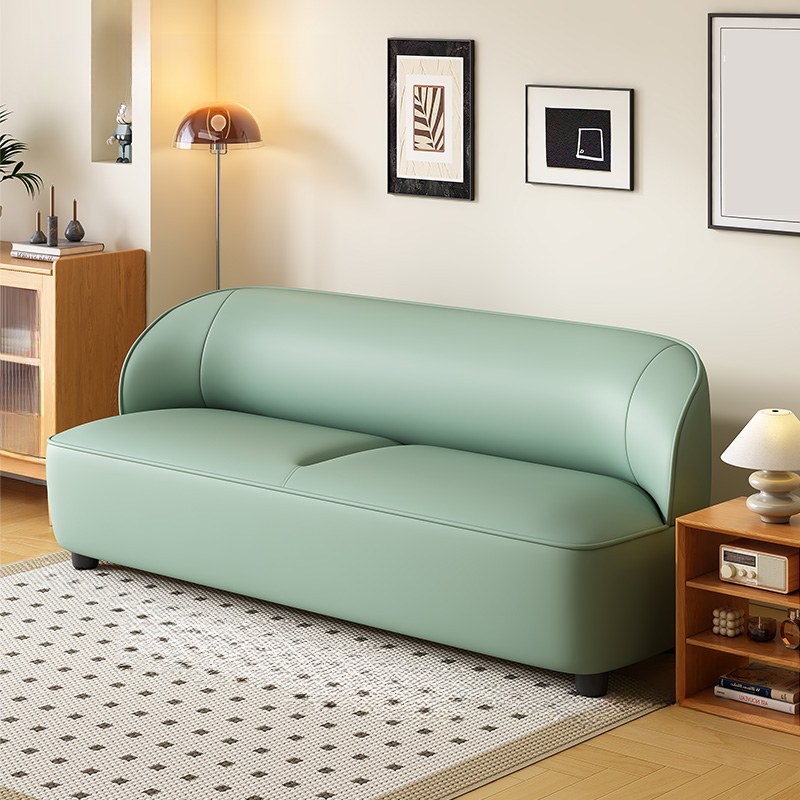 Modish Solid Color Scratch-durable Standard Sofa in Rose/Light Green/Tangerine Color for 2/4 Person/for 3 - image 9