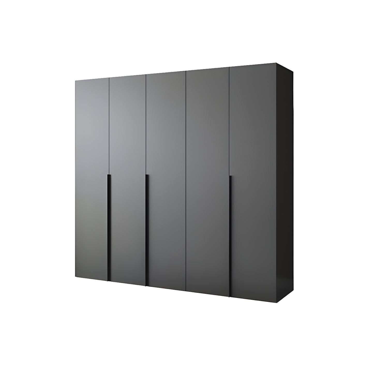 Modern Wooden Wardrobe Cabinet Bedroom Soft Close Doors Armoire - image 5