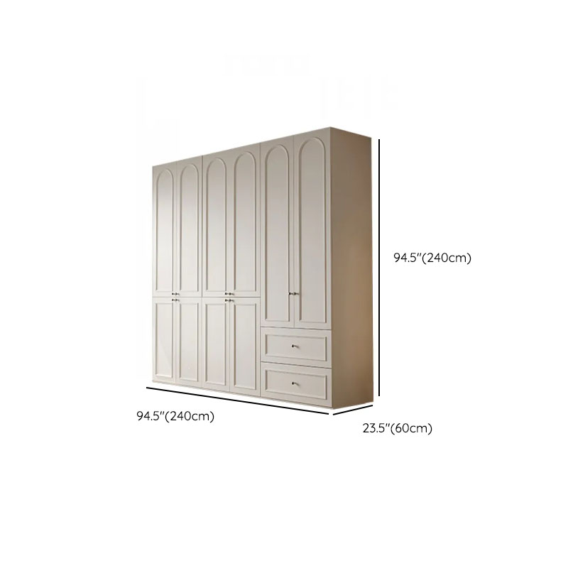 Casual Natural Wood Independent Armoire Cabinet with Soft Close Drawer, Soft Close Door, and Interior Shelves - image 28