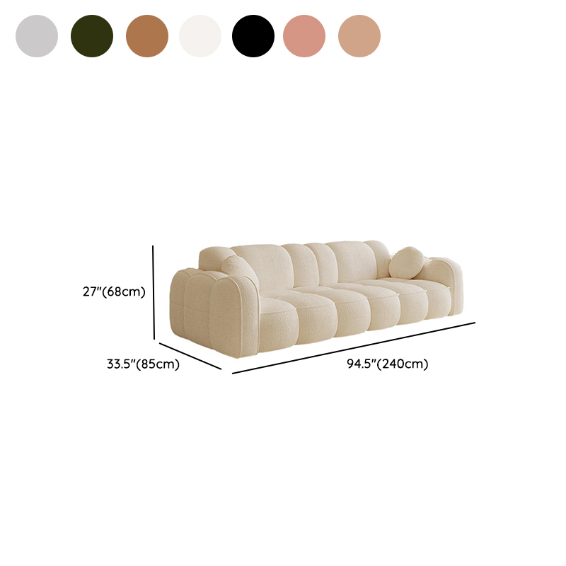 Drawing Room Standard Sofa in Midnight Black/Light Gray/Light Brown with Armrest - image 15