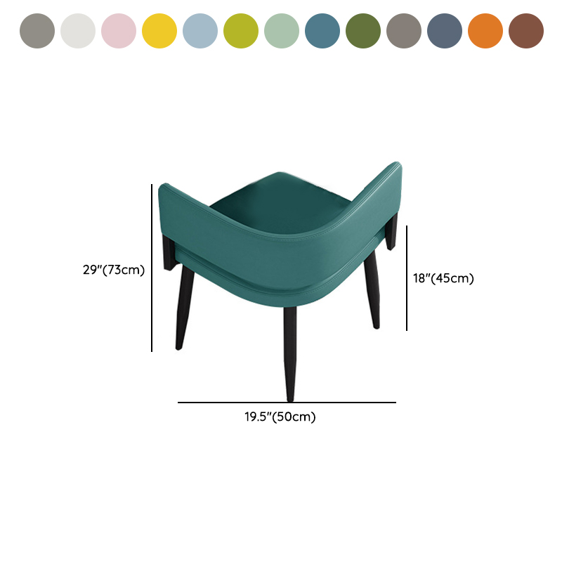 Circular Dining Table Set with a Slate Tabletop in White/Gray/Coal, Back and Cushion Chair for Dining Table for 4 in a Simple Style - image 43