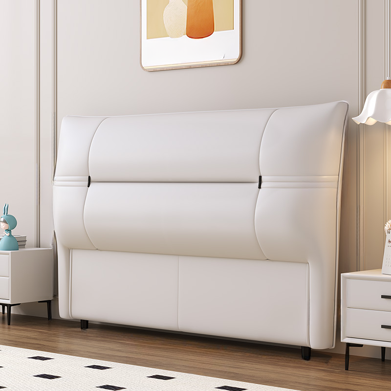 Simplistic Panel Headboard with No Distressing, Piled Tufted Rectangular Shape for King/Queen/Full Bed, Featuring Sponge Upholstery and Standard Height - image 4