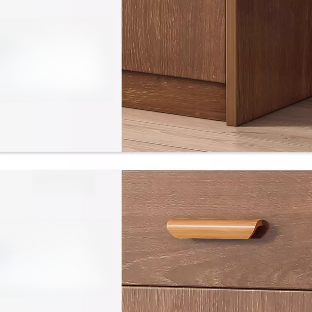 Modish Sideboard/Microwave Shelf Cabinet with Multiple Drawers, Narrow Size, 1 to 3 Shelves, Larder Storage, Timber Countertop, and Various Doors - image 10