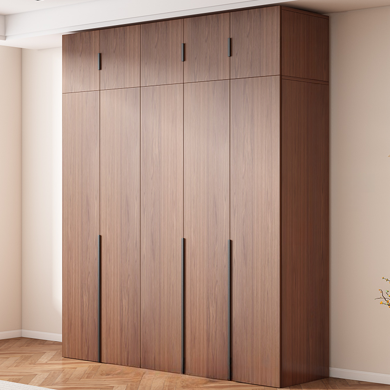 Sepia Minimalist Lumber Independent Cabinet Armoire with Soft Close Door, Interior Shelves, and Hanging Rod - image 3