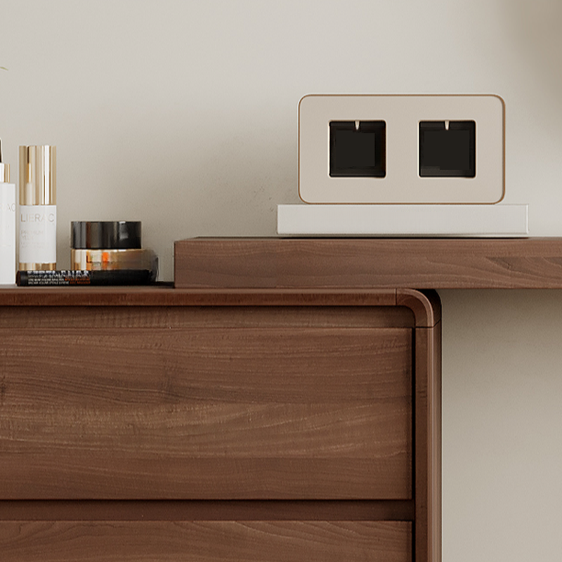 Vanity Set with Solid+Manufactured Wood, Scalable, Sliding, Non-Floating Design - image 4
