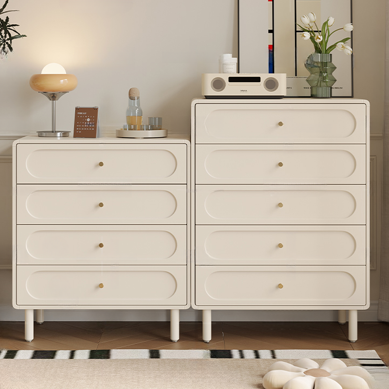 Chalk Casual Natural Wood Bachelor Chest/Console Dresser with 4/8 Drawers in Vertical/Horizontal Orientation - image 2