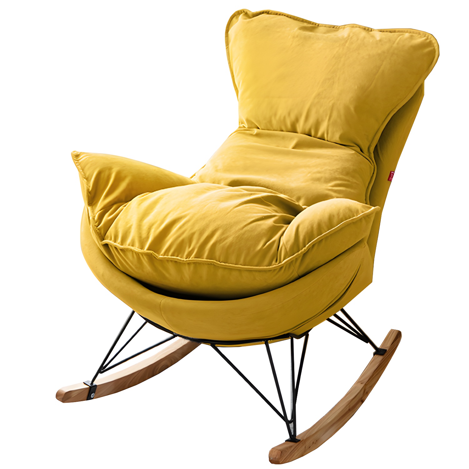 Modern Rocking Chair Solid Wood Rocker Chair with Light Legs - image 20