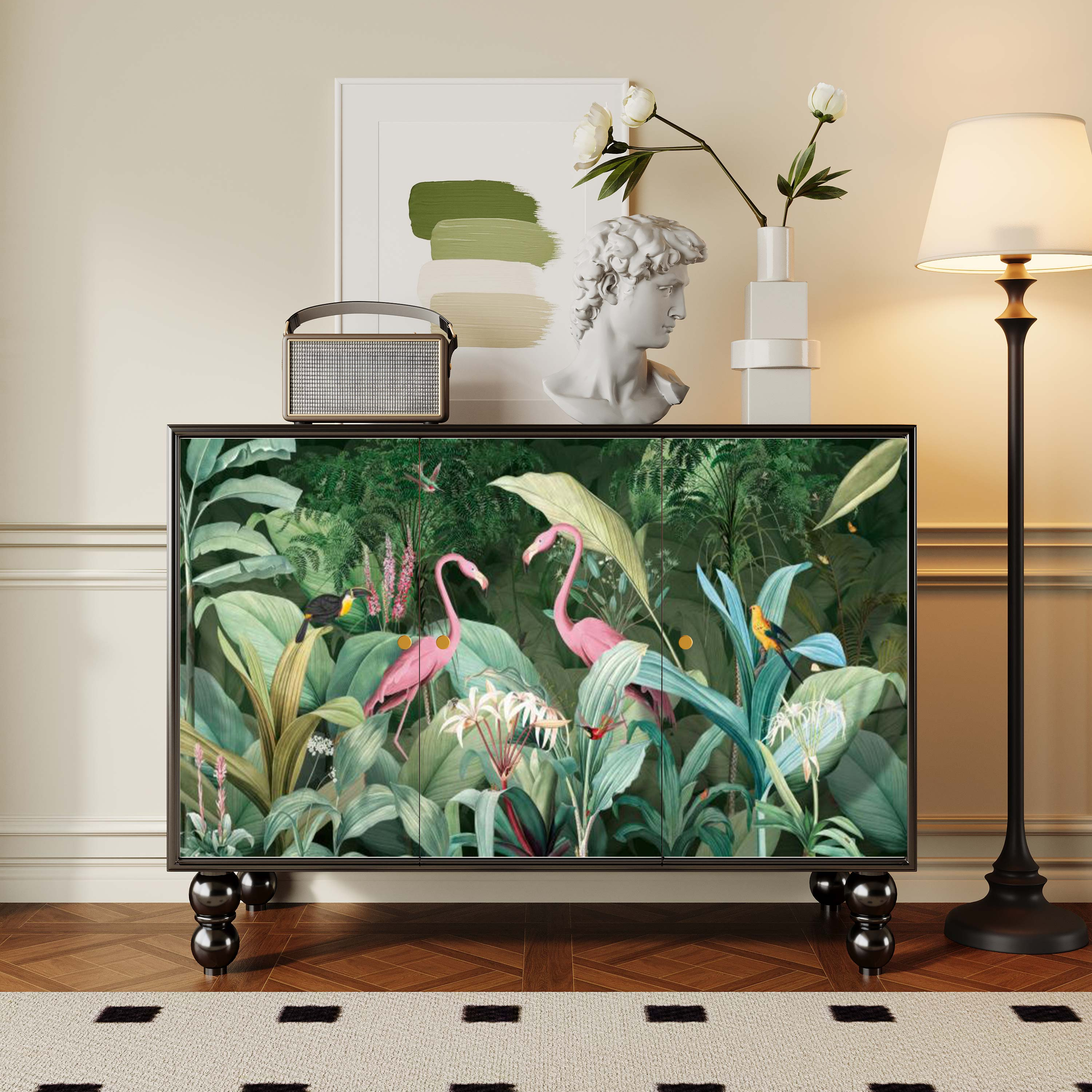 Parlor Detached Sideboard with Six Internal Shelves and Benchtop - image 16