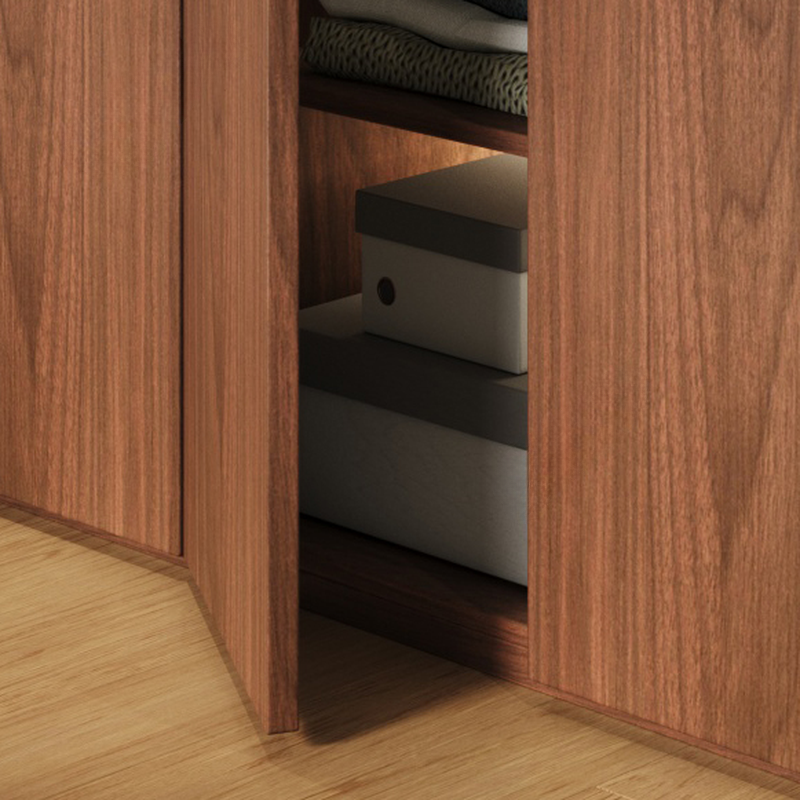 Acorn Minimalist Laminate Independent Wardrobe Closet with Soft Close Drawer, Soft Close Door, and Interior Shelves - image 9