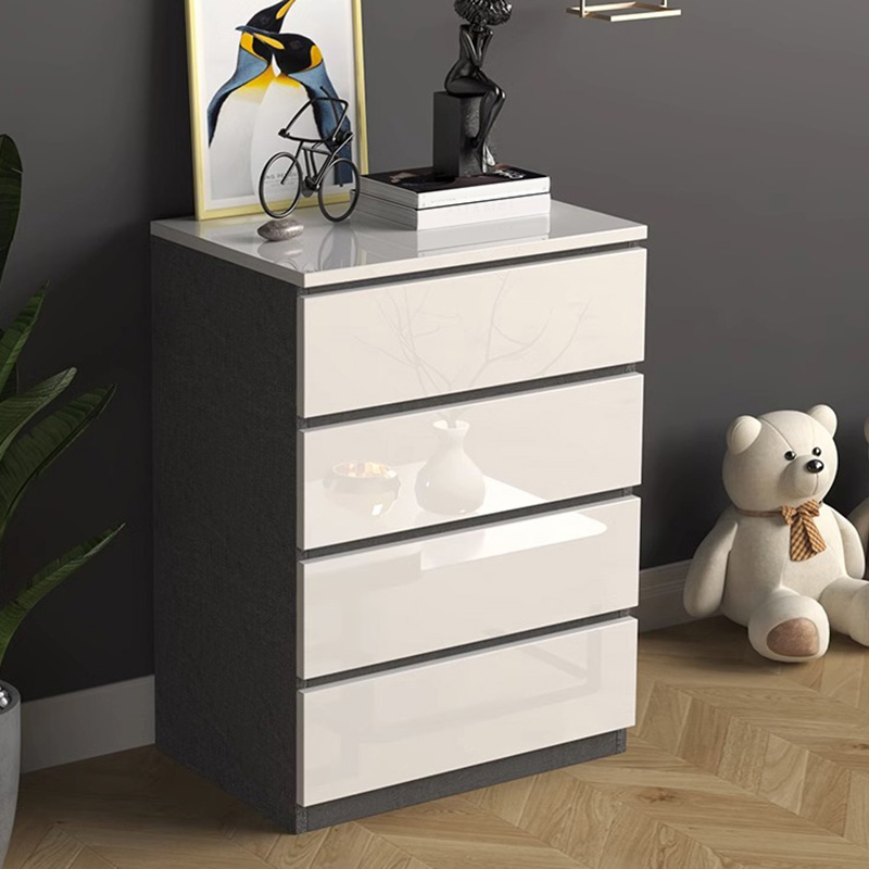 Contemporary Vertical/Horizontal Bleached Wood Semainier/Double Dresser/Bachelor Chest Pale Wood Finish 6 Drawers/5 Drawers/4 Drawers for Master Bedroom - image 3