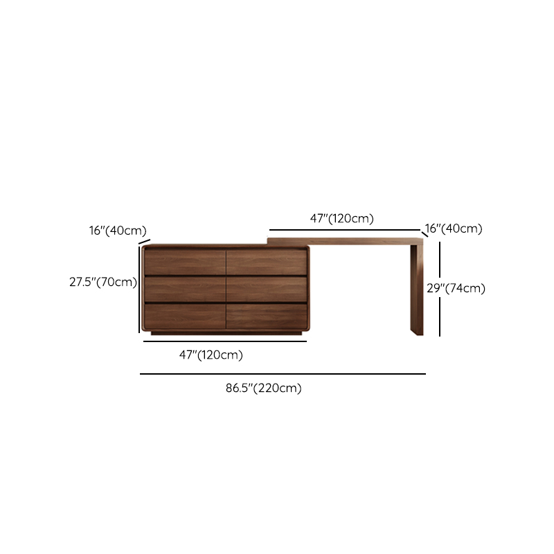 Vanity Set with Solid+Manufactured Wood, Scalable, Sliding, Non-Floating Design - image 10