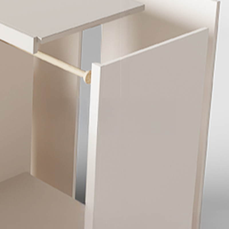 Chalk Almirah in Timber with Clothing Rod, 3 Cabinets/2 Cabinets and 5-Drawer/4-Drawer/3-Drawer in a Minimalist Style, 3-Shelf/2-Shelf Included/Not Included - image 9