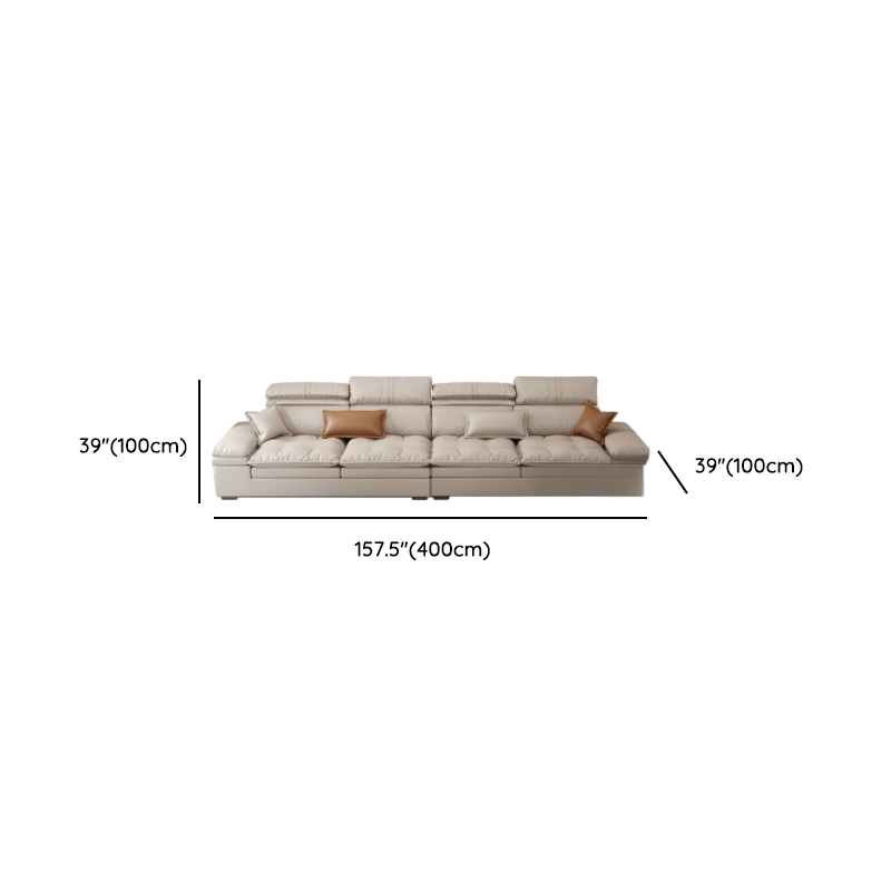 Comfortable L-Shape Corner Sectional Seats 5, Right Hand Facing with Down Seat Fill - image 9
