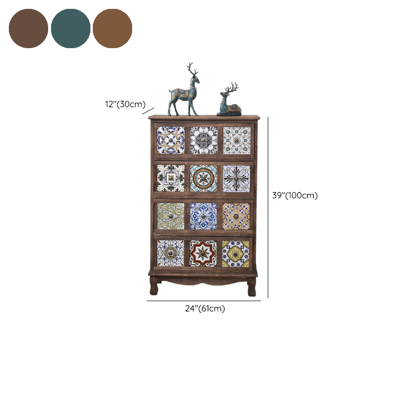 Shaker Style Independent Accent Chest with Weathered Wood - image 13