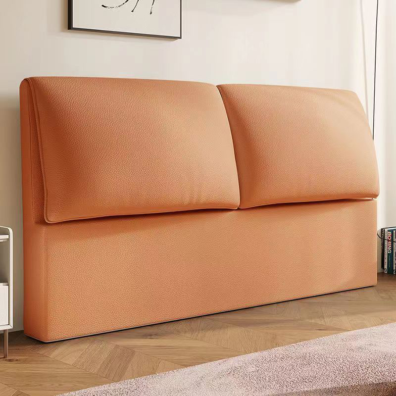 Trendy Panel Headboard in Natural Wood with No Distressing, Rectangle Shape for King/Queen/Full Bed, Cotton Upholstery, Standard Height - image 6