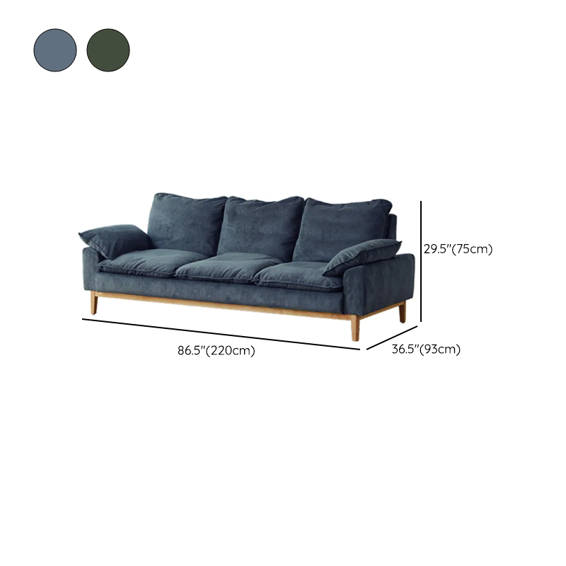 Contemporary Seats 2/1 Person Straight/L-Shaped Horizontal Left Sofa Couch /Chaise with Natural Wood Frame - image 22