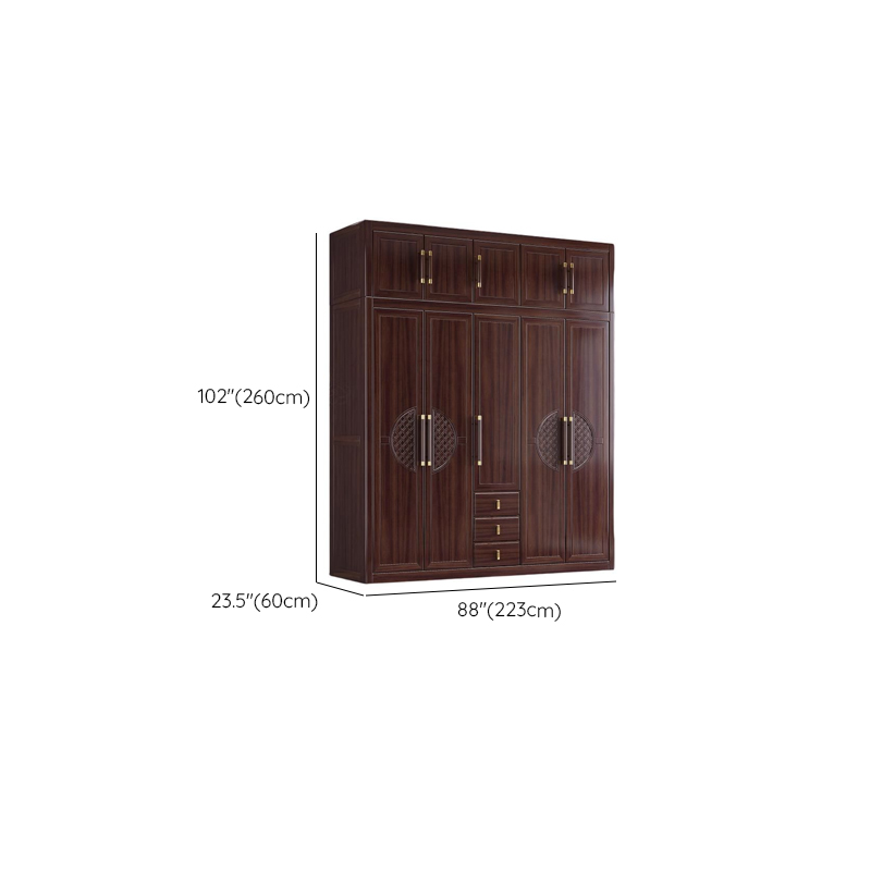 Auburn Minimalist Natural Wood Cabinet Armoire with Soft Close Drawer, Soft Close Door, Interior Shelves, and Clothing Rod - image 9