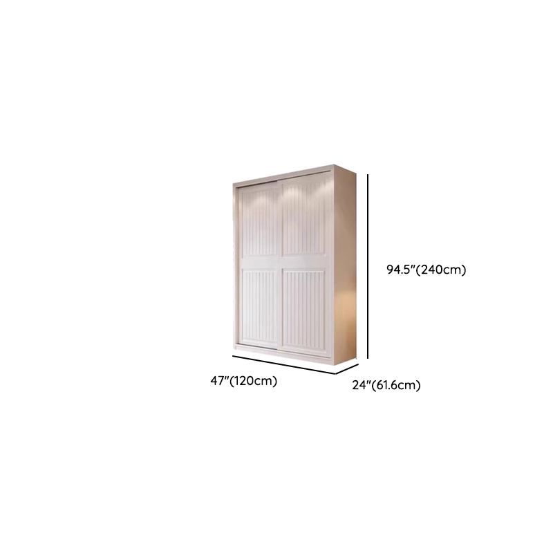 White Modish Manufactured Wood Independent Armoire Cabinet with Soft Close Drawer, Soft Close Door, and Interior Shelves - image 19