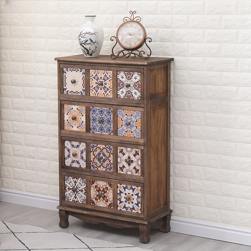 Shaker Style Independent Accent Chest with Weathered Wood