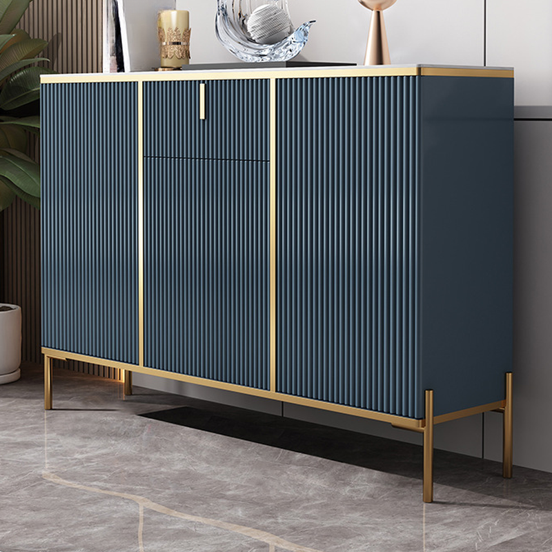 Ground Independent Sideboard for Parlor with Appliance Storage and Worktop in a Modern Style - image 7