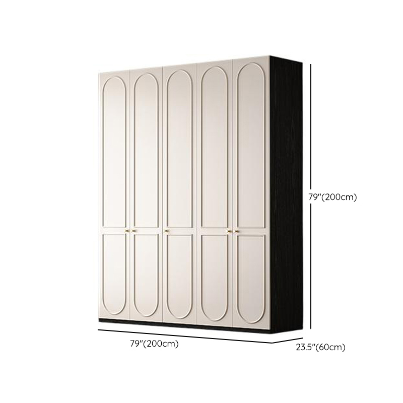 Chalk Casual Wooden Independent Almirah with Soft Close Drawer, Soft Close Door, and Interior Shelves - image 11