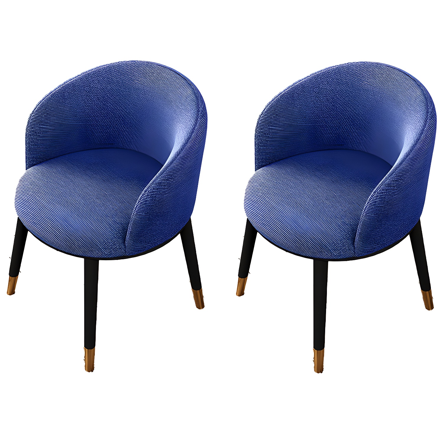 Contemporary Leather Home Arm Chair Solid Back Matte Finish Dining Chair