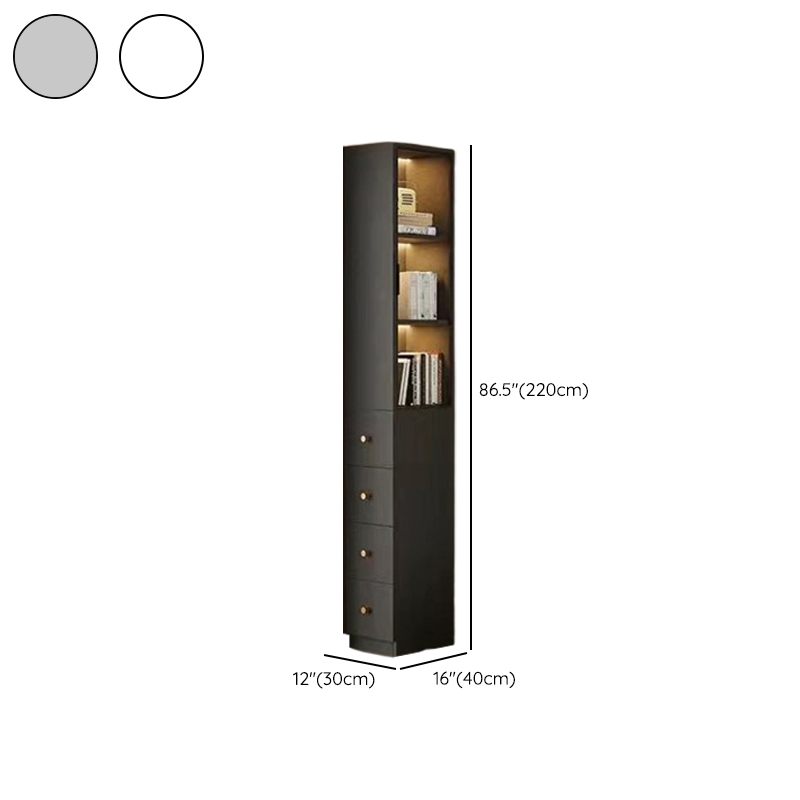 Detached Reclaimed Wood Utility Cabinet with Soft Close Drawer & Locker, Drawer Bars & Glass-panel Door - image 9