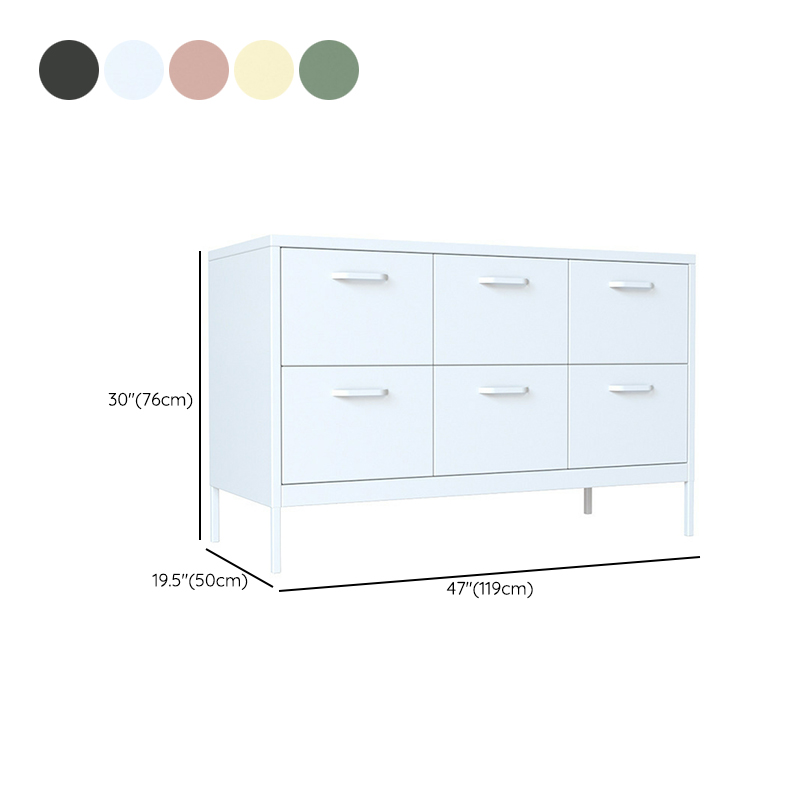Free Standing Metal Waterproof Accent Chest with 6 Drawers/4 Drawers/9 Drawers Living Room - image 22