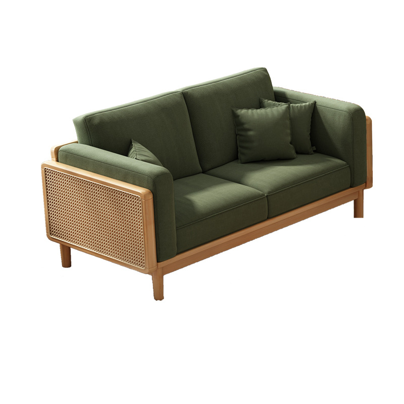 Victorian Style Jade Green Sofa Couch/Single Sofa for Sitting Room with 1 to 5 Pillows - image 25