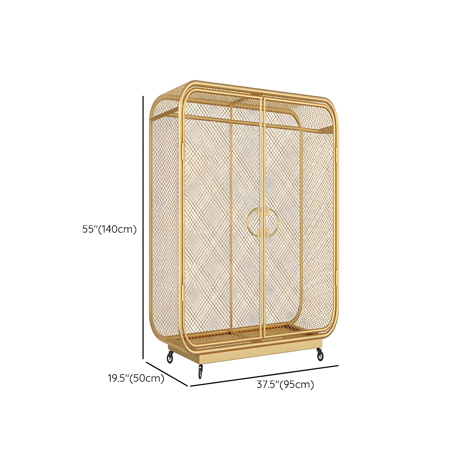 Contemporary Wardrobe Closet Metal Wardrobe Cabinet for Bedroom - image 27