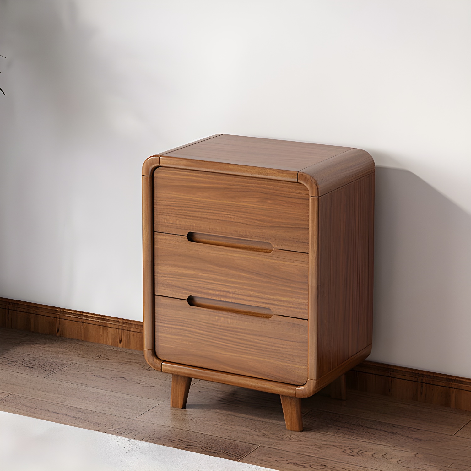 Modern Solid Wood Dresser with Narrow Profile and Drawers in Natural Finish - image 4