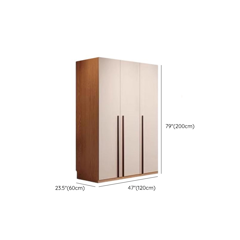 Beige Modish Laminate Independent Wardrobe with Soft Close Drawer, Soft Close Door, and Interior Shelves - image 7