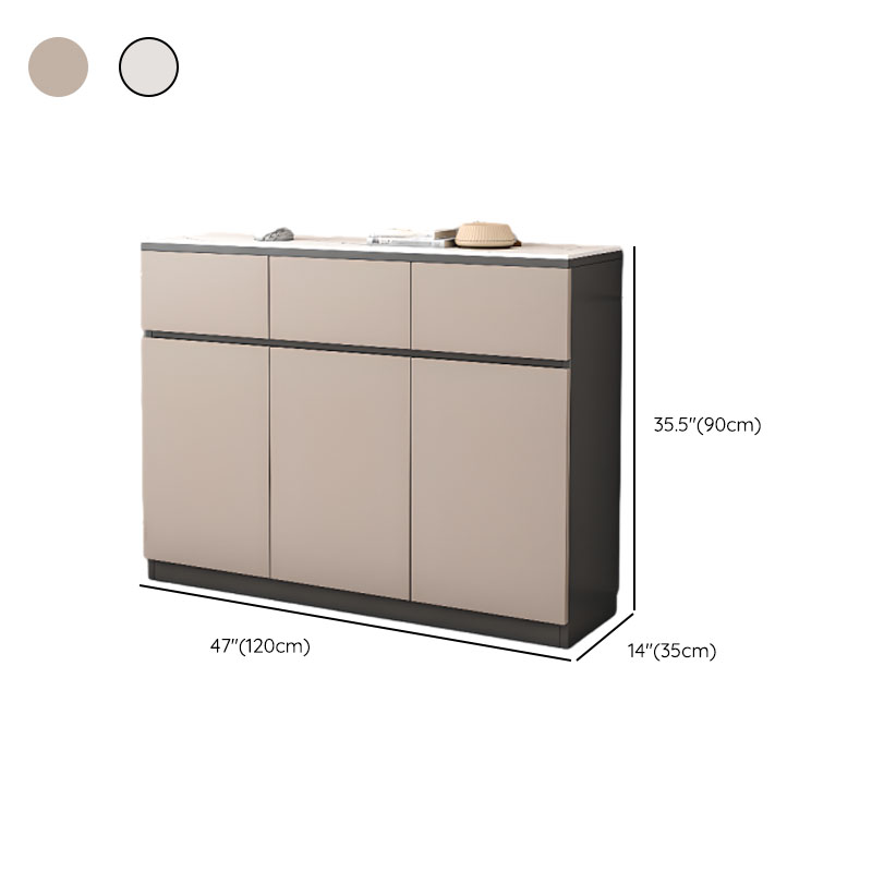 Four Internal Shelves/Two Internal Shelves & 4 Doors/5 Doors & 2 Drawers/5 Drawers Standard Sintered Stone Sideboard with Compartment - image 11