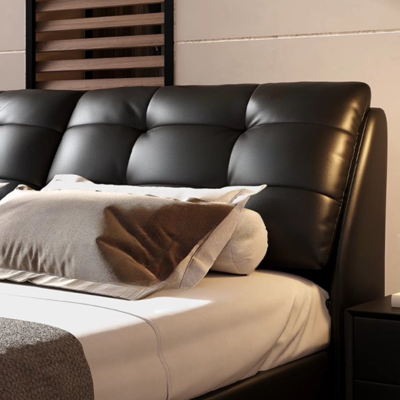 Solid Color Storage Bed/Platform Bed with Pine Wood Frame, Button-tufted for Living Room - image 5