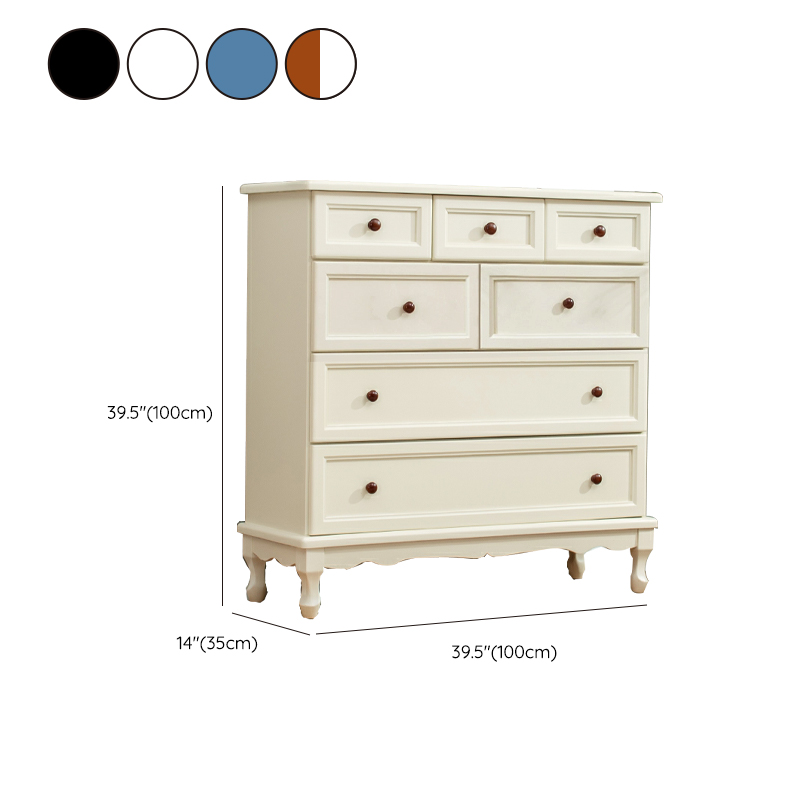 Traditional Solid Wood Dressers with Self Close Drawers in Compact Size - image 18