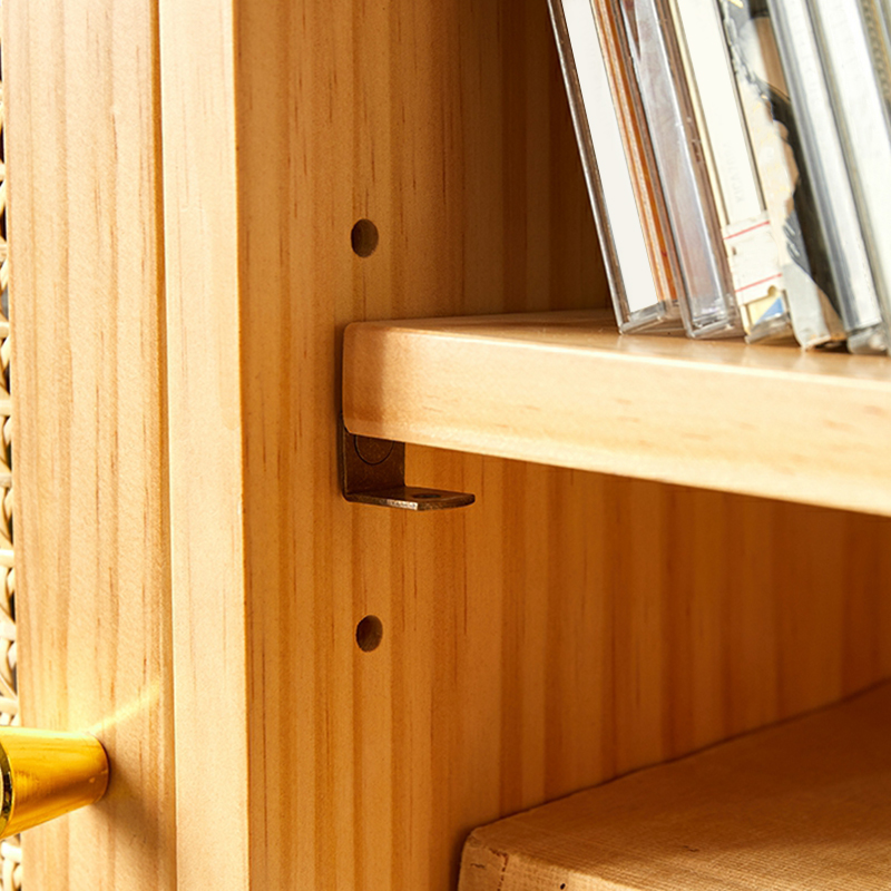 Modern TV Stand with Wood Material & Low Height Featuring Drawers - image 8