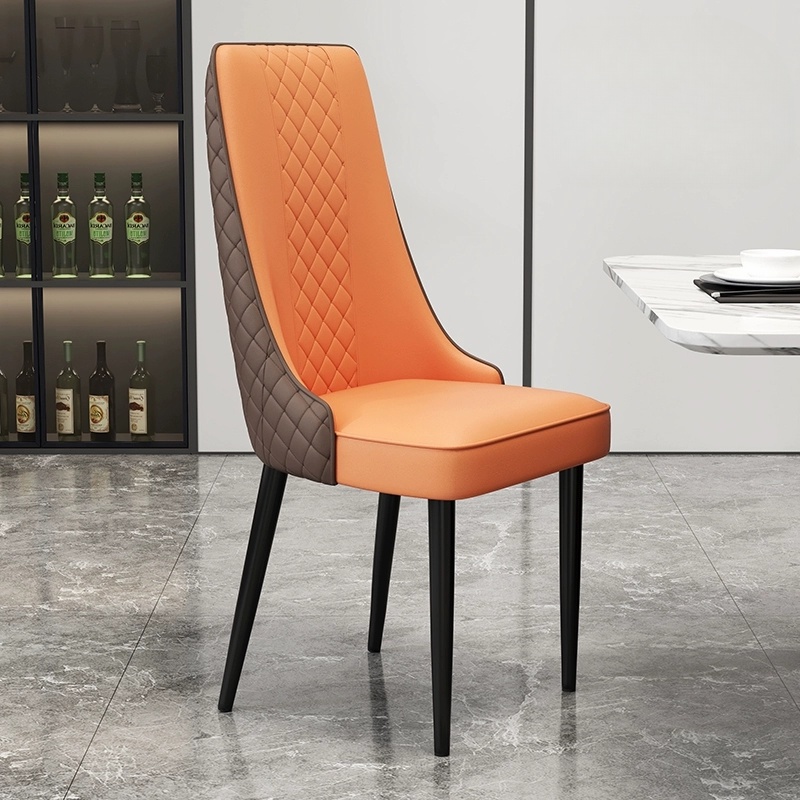 Comfortable and Stylish Faux Leather High Back Upholstered Chair for Kitchen and Dining - image 3