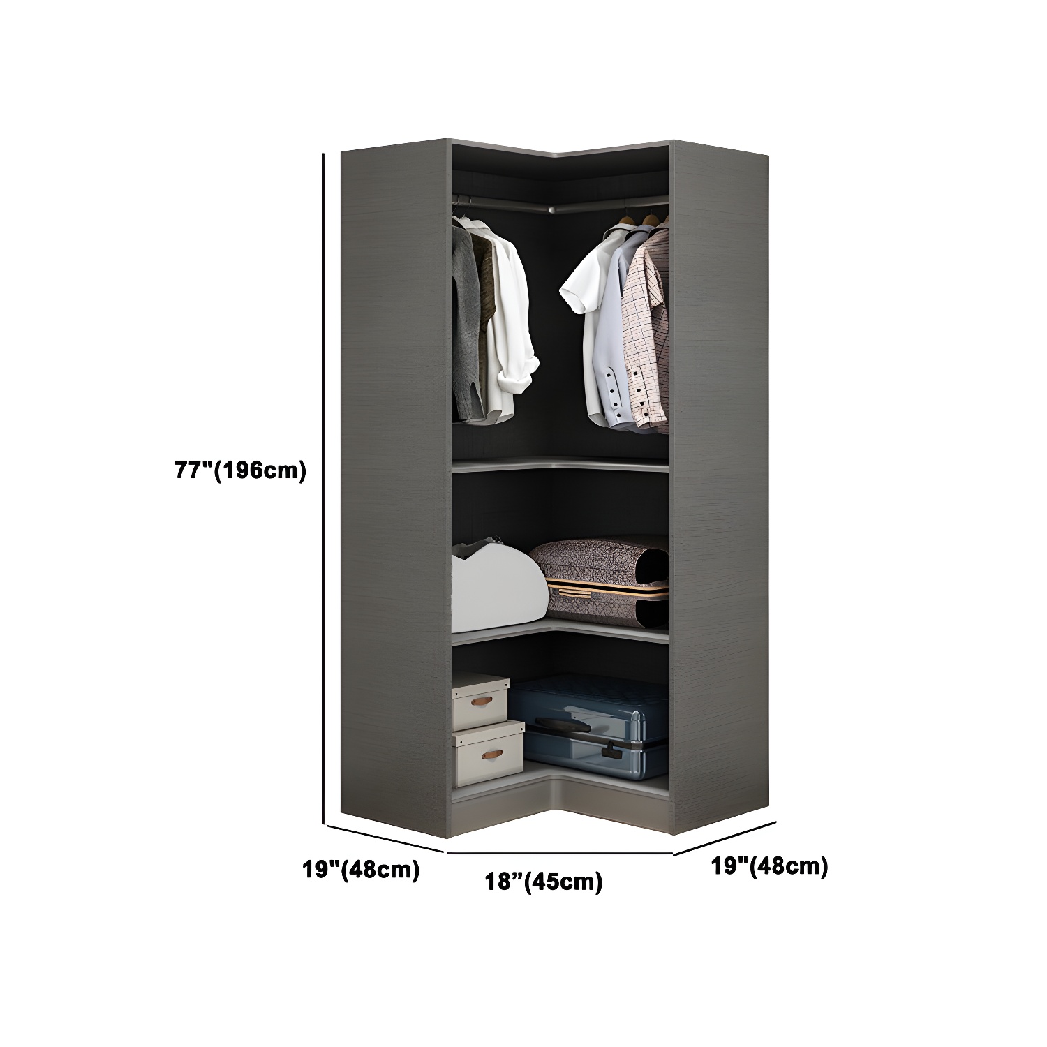 Contemporary Glass Wardrobe Soft Close Door Wardrobe Closet for Bedroom - image 19