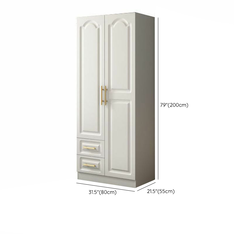 Contemporary Wood Chalk Wardrobe Closet with Interior Shelves&Clothing Rack&3-Drawer/6 Drawers/5-Drawer - image 10
