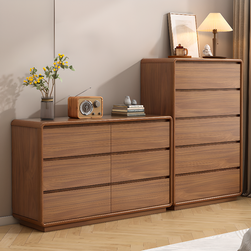 3 Tiers/5 Tiers/4 Tiers Cube Console Dresser/Lingerie Chest/Bachelor Chest in Solid+Engineered Wood with Drawers in a Contemporary Style - image 2