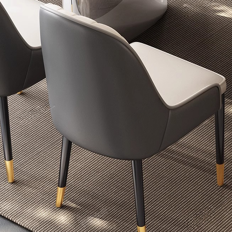 Modern Simple Style Dining Table Set with 7 Pieces Included