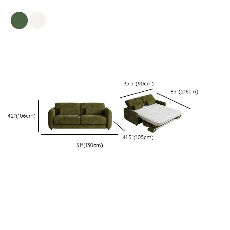 Modish Solid Color Scratch-durable Standard Sofa/Loveseat in Light Gray/Mocha/Off-White for 2-seater - image 10