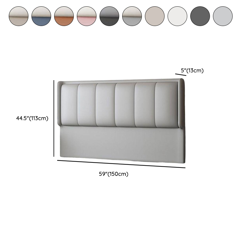 Simplistic Style Wingback Headboard in Lumber with No Distressing, Rectangular Shape for King/Queen/Full Bed, Featuring Sponge Upholstery Fill and Standard Height - image 17