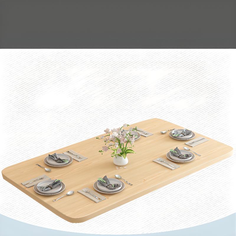 Casual Dining Table Set with Natural Wood Finish, Reclaimed Wood Top, and Seating for 4 Chairs - image 13