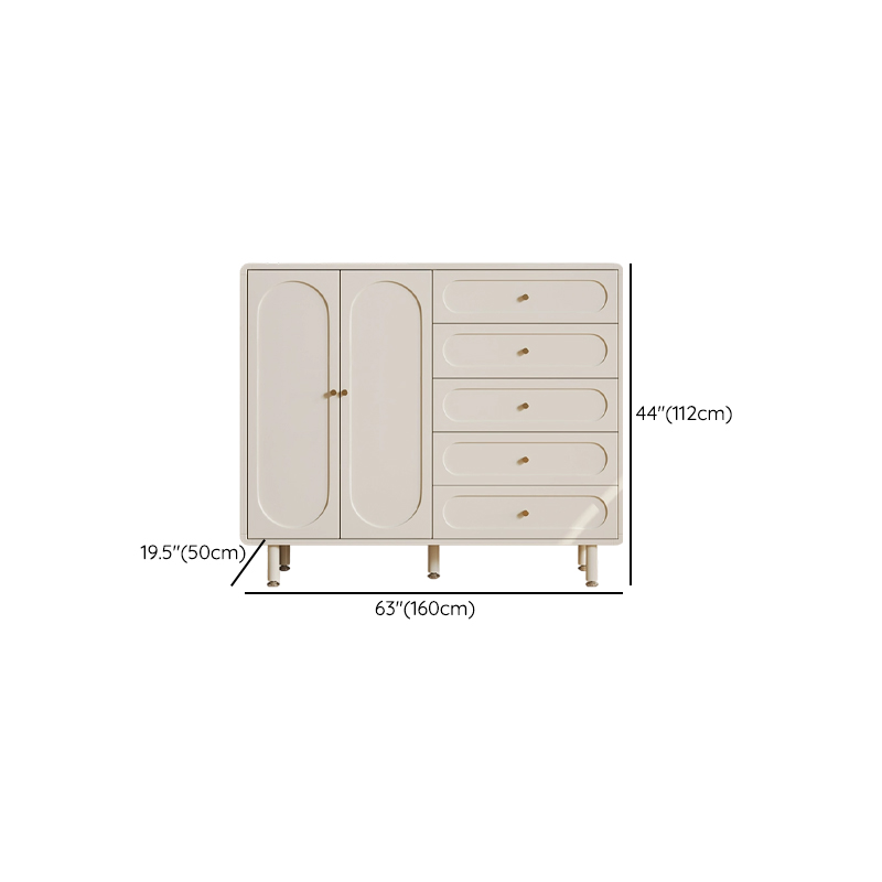 Contemporary Parlor Combo Dresser with 3 Interior Shelves - image 22