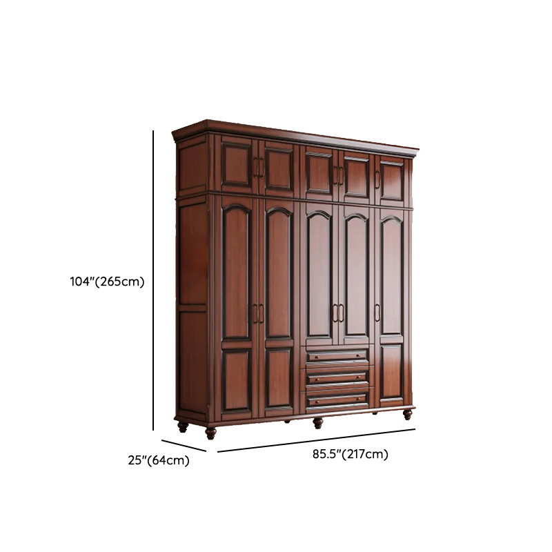 Standalone Wood Armoire Cabinet with Hinged Soft Close Door, Soft Close Drawer & Interior Shelves - image 20
