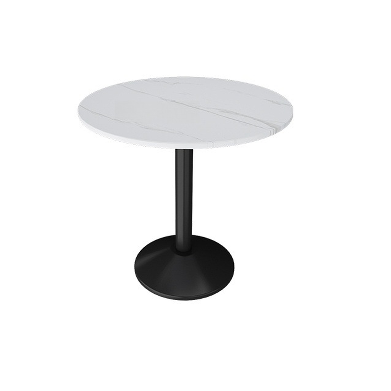 Trendy/Art Deco White Sintered Stone Dining Table, Fixed Mechanism, Seats 2, Scratch-immune - image 9