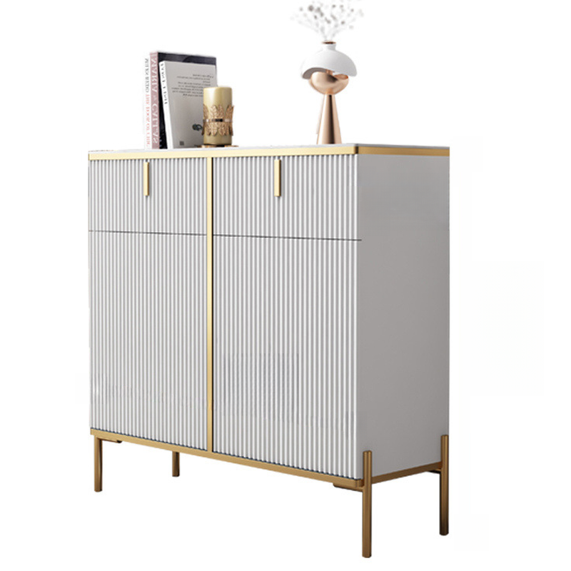 Ground Independent Sideboard for Parlor with Appliance Storage and Worktop in a Modern Style - image 4