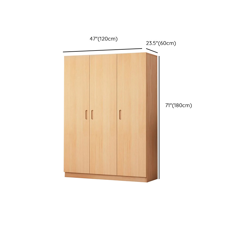 Freestanding Natural Wood Natural Wardrobe - image 38