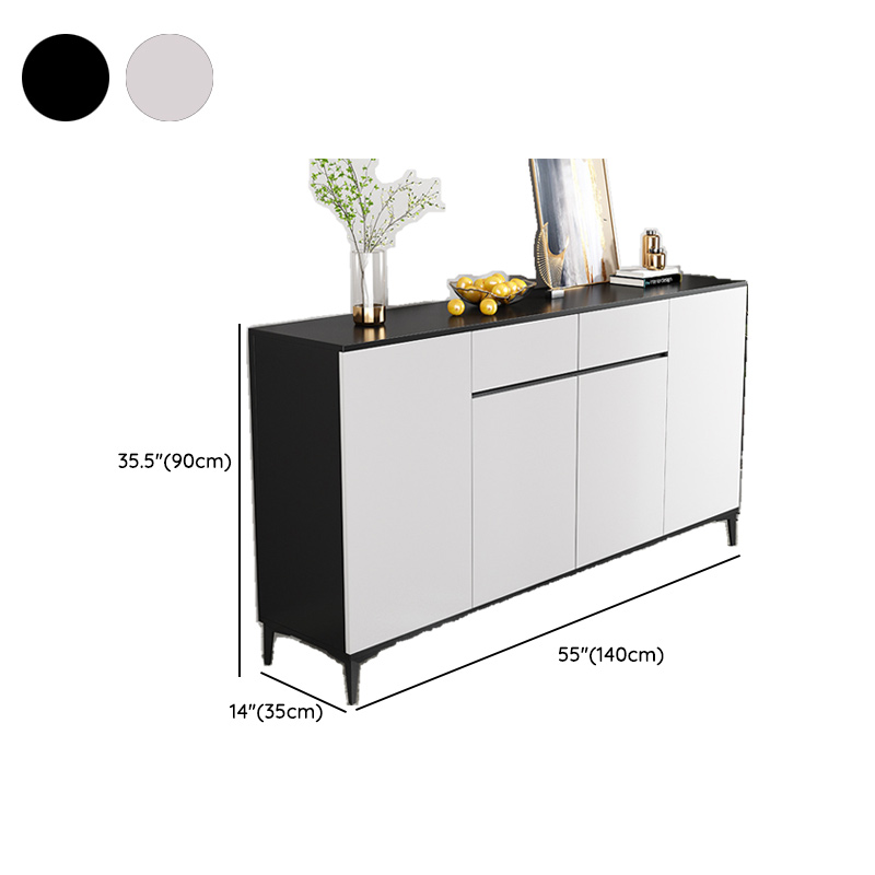 Versatile Sideboard with 2/3 Drawers, Closet Cabinet, Standard/Narrow/Wide Sizes, 3/Two Internal Shelves, Drawer Storage, Manufactured Wood/Stone Countertop, and 4/2/3 Doors - image 15